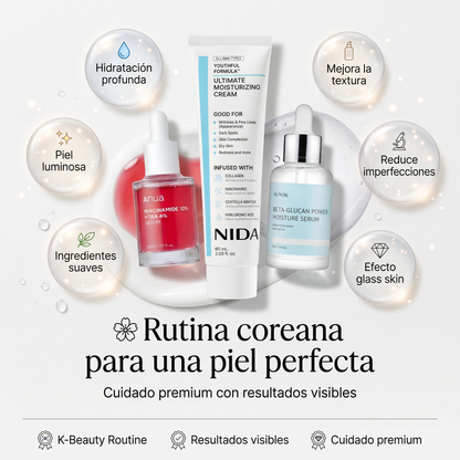 PACK COREANO - BETA GLUCANO, NIDA, ANUA