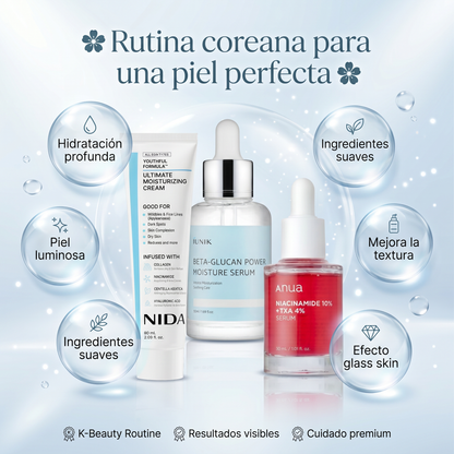 PACK COREANO - BETA GLUCANO, NIDA, ANUA