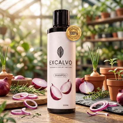 Excalvo - Shampoo de cebolla + Hair Growth